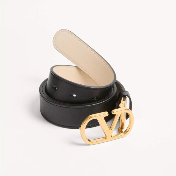 Valentino Garavani Signature V LOGO Belt | Size 90 | Calfskin Leather 30MM main image 11